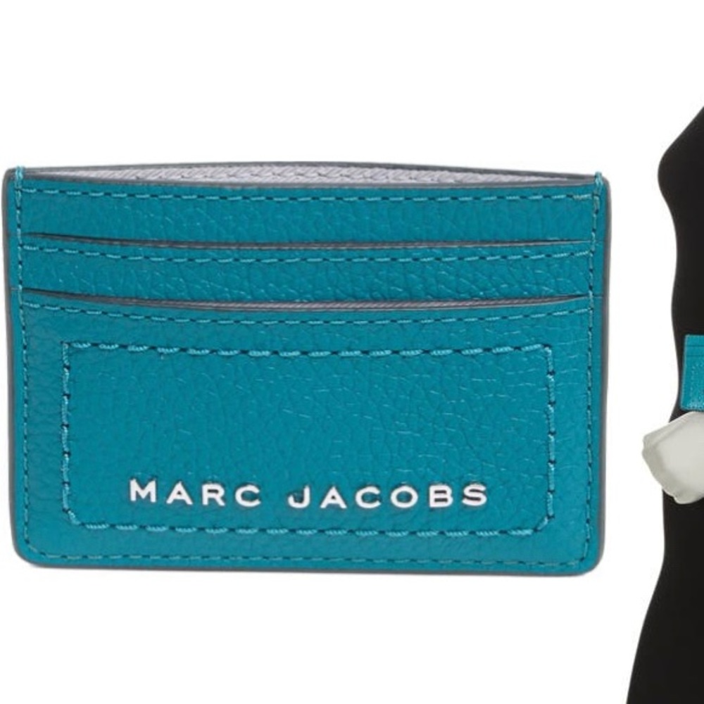 New Marc Jacobs Card Holder Teal
